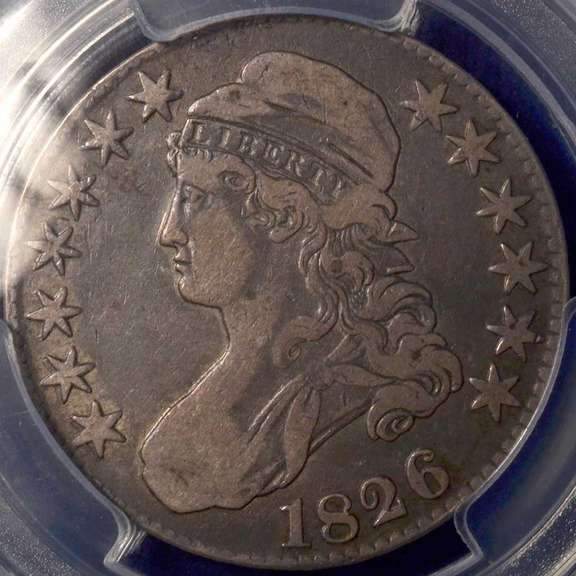 1826 Bust Half Dollar PCGS VF25.