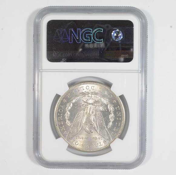 MS61 1886-S Morgan Silver Dollar - Graded NGC