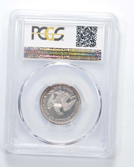 PR65 CAM 1865 Seated Liberty Quarter - Graded PCGS