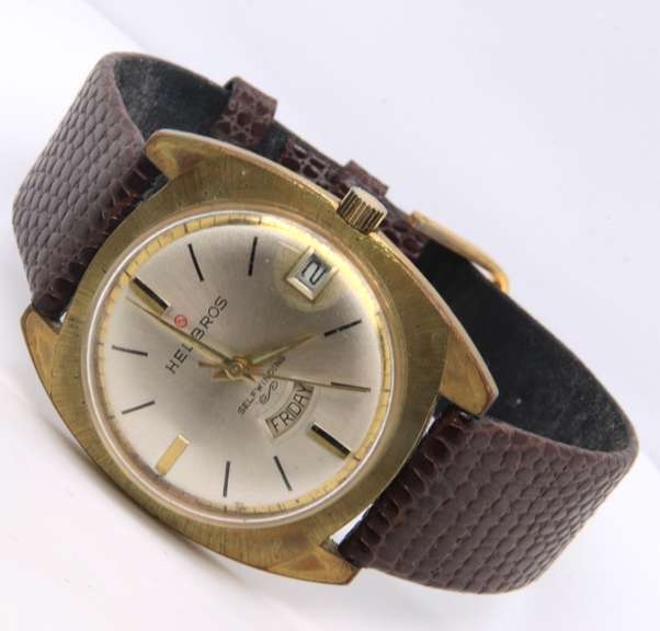 Helbros Self Winding Day Date Watch