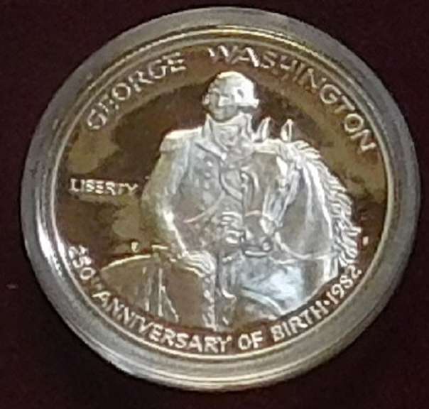 1982 PROOF Silver 90% Wash Hf GEM