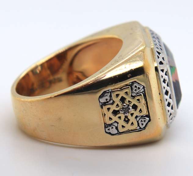 Sterling Silver Gamestone Ring