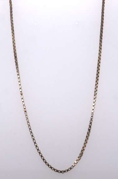 Sterling Silver Box Chain Necklace