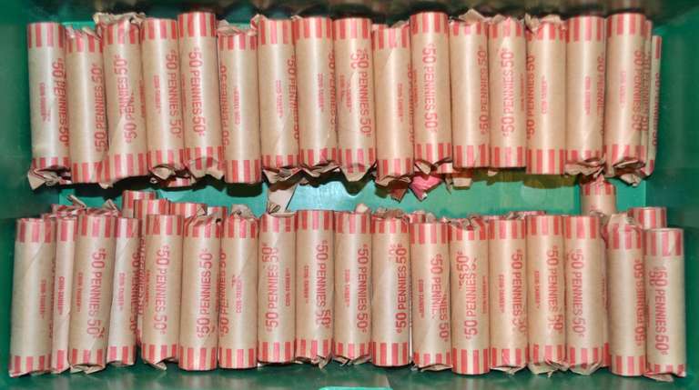 90 Rolls of High Grade Lincoln Memorial Cents