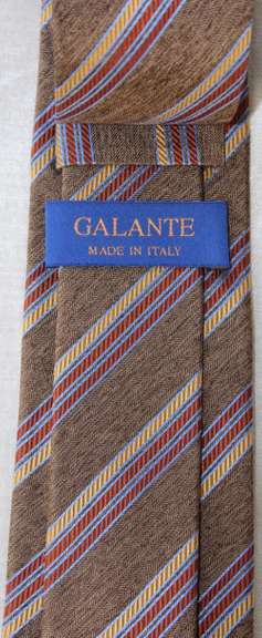 Fine Quality Italian Hand Made Silk Tie By Galante