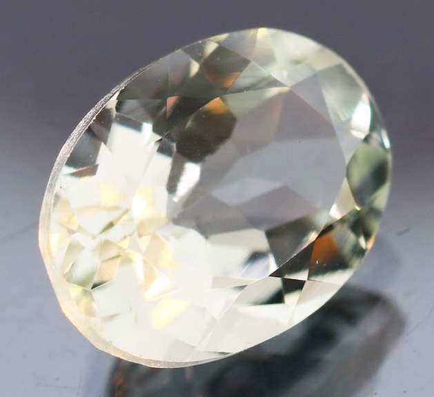Brilliant 5.87ct natural platinum green Amethyst