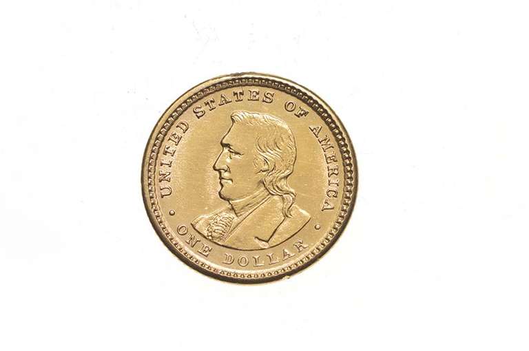 1904 $1 Lewis & Clark Expedition Commemorative Gold Dollar