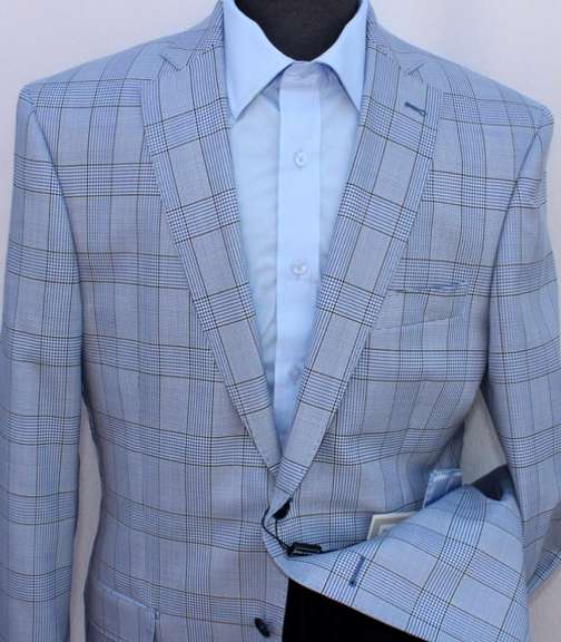 Italian Made 2-Button Comfort Fit Sport Coat