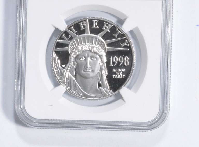 PF70 UCAM 1998-W $100 American Platinum Eagle - 1 Oz Platinum - NGC