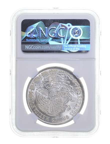 MS67 1977 Mo Mexico 100 Pesos Silver Coin - Graded NGC