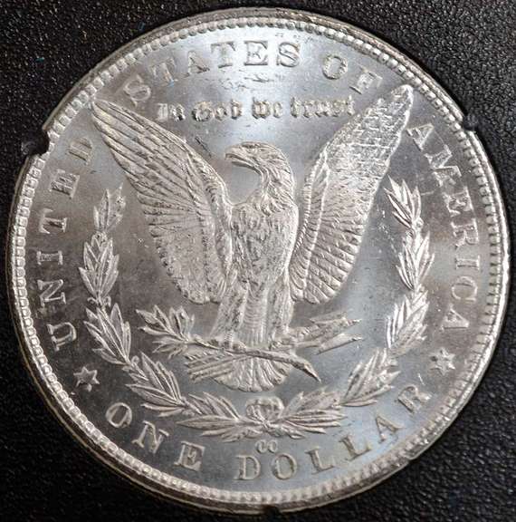 1883-CC GSA Hoard Morgan Silver Dollar.