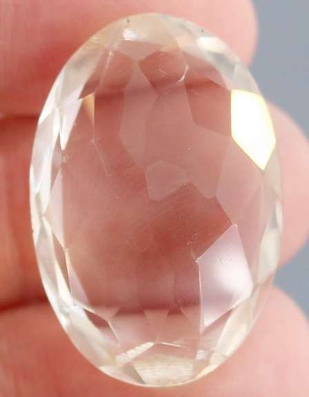 Huge! 38.44ct all white natural Quartz