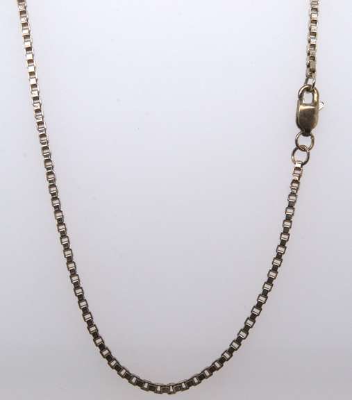Sterling Silver Box Chain Necklace
