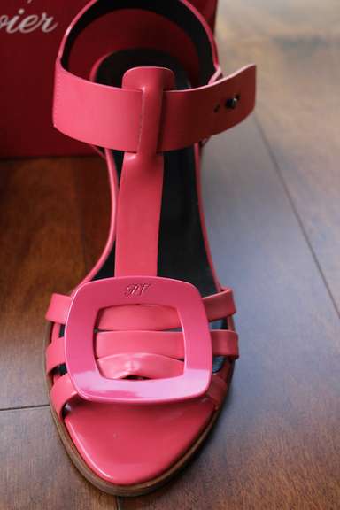 Roger Vivier, Paris designer shoes.  Made in Italy