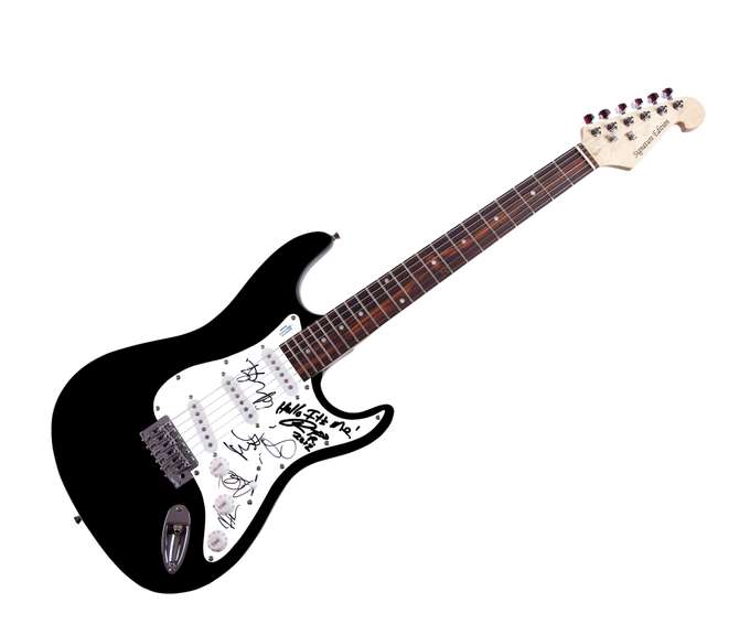 Robert Johnson Tribute Concert Autographed Guitar Rundgren Gray Wimbish ACOA
