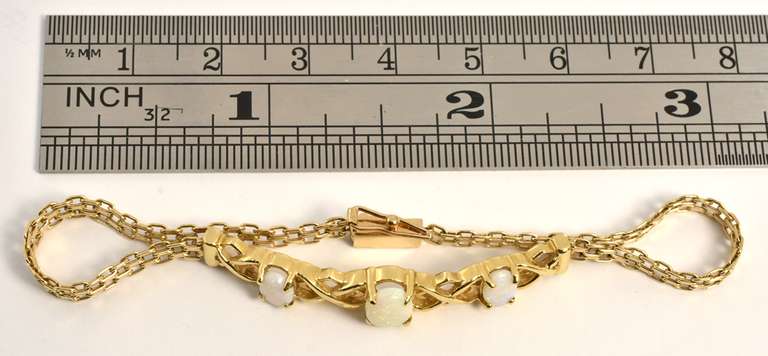Pretty Three Opal Bracelet