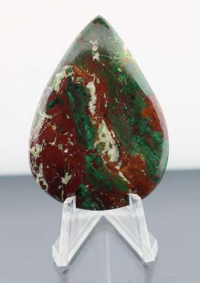 Superb 84.31ct Chrysocolla and Malachite cabochon