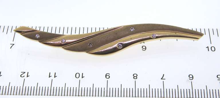 Ladies 14kt Yellow Gold Brooch