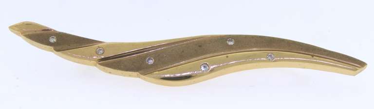 Ladies 14kt Yellow Gold Brooch