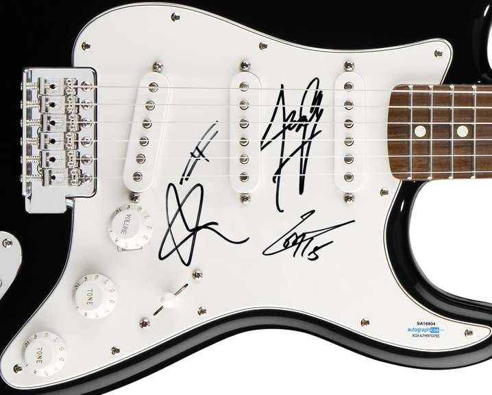 Misfits Autographed Signed Guitar