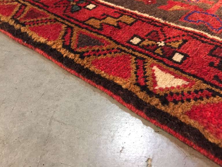 Exquisite Persian Heriz Runner 3.5x10.6