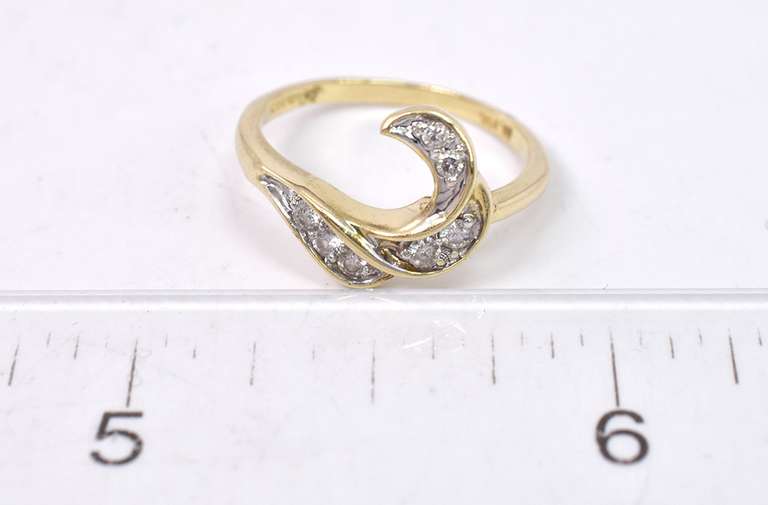 Free Style Diamond Ring in 14KT