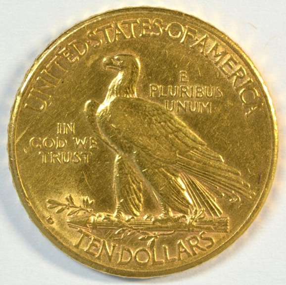 Very attractive 1910-D US $10 Indian Gold Piece