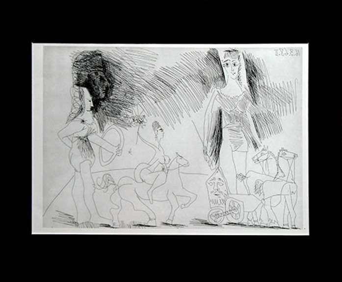 Pablo Picasso, Plate 2 from '347' series