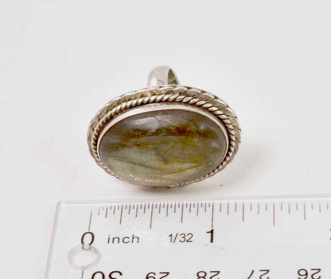 Sterling Silver Moonstone Cocktail Ring.