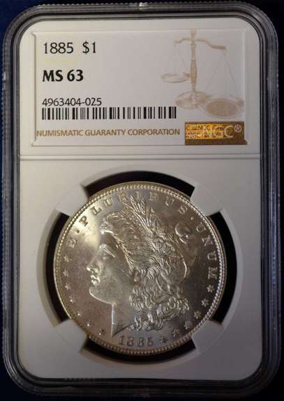 1885 MS63 Morgan $