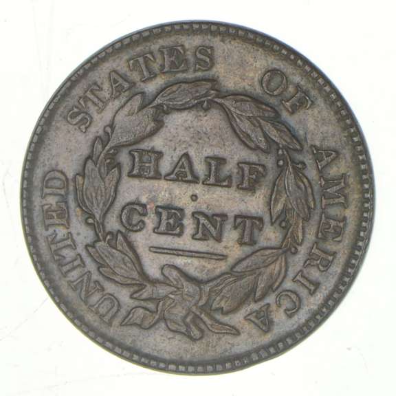 1829 Classic Head Half Cent