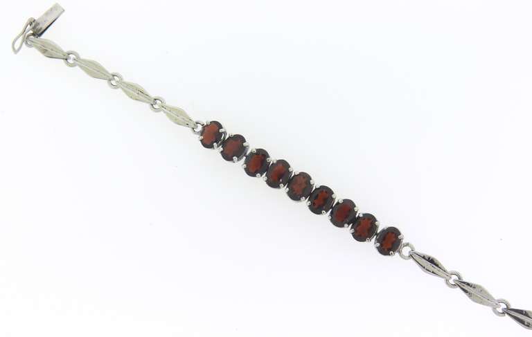 Sterling Silver Gemstone Bracelet