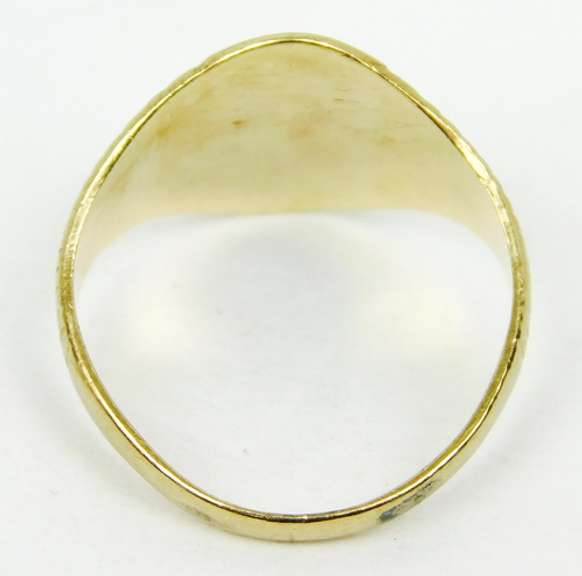 Vintage 10K Signet Ring, InitialS PS