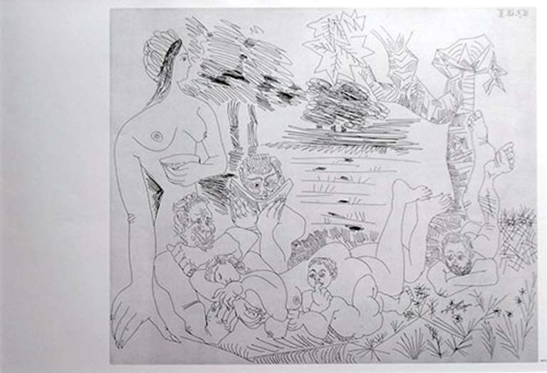 Pablo Picasso, Plate 205 from '347' series