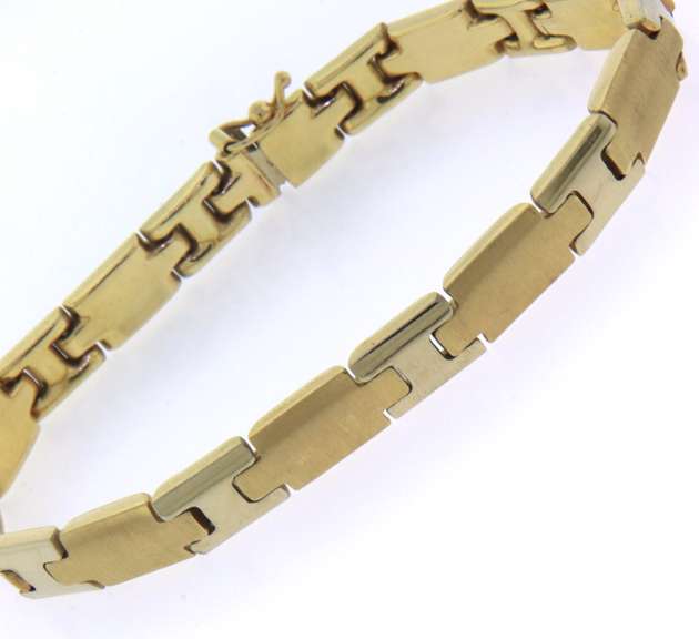 Beautiful Ladies 14kt White & Yellow Gold Bracelet