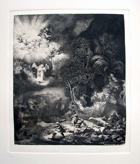 Rembrandt, The Angel Appearing To The Angels