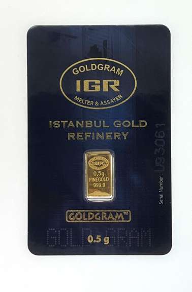 1/2 GramGold Bar