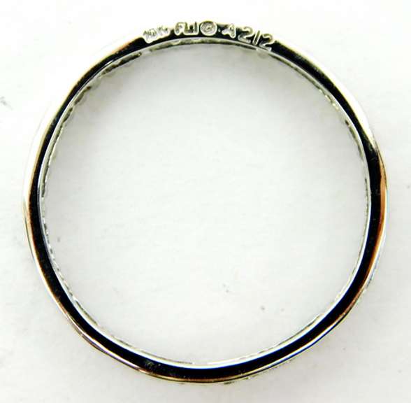 10K White Gold Diamond Eternity Pendant