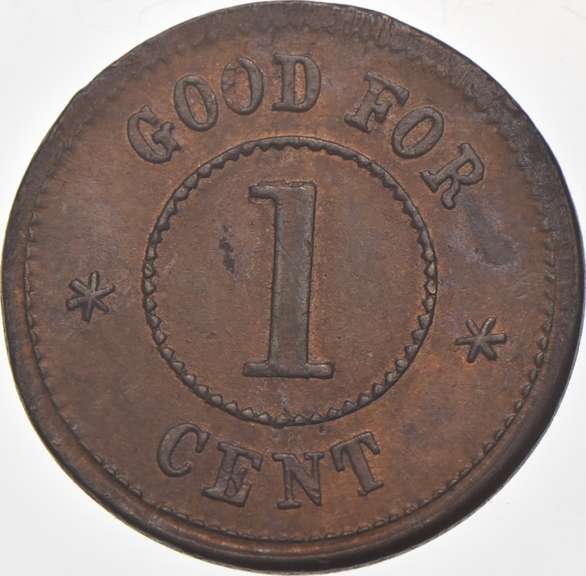 A. Gavron Civil War Token NY 630 AB