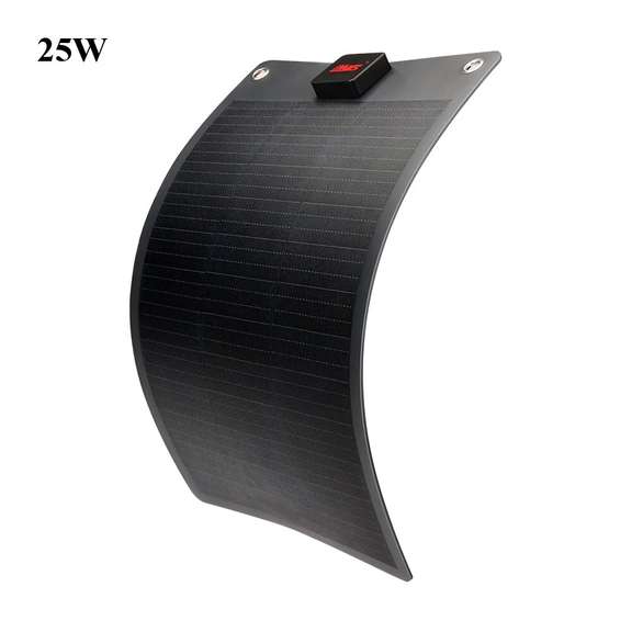 25W 19V Solar Panel Flexible PET Monocrystalline