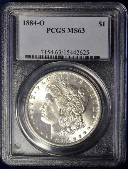 1884-O MS63 Morgan $