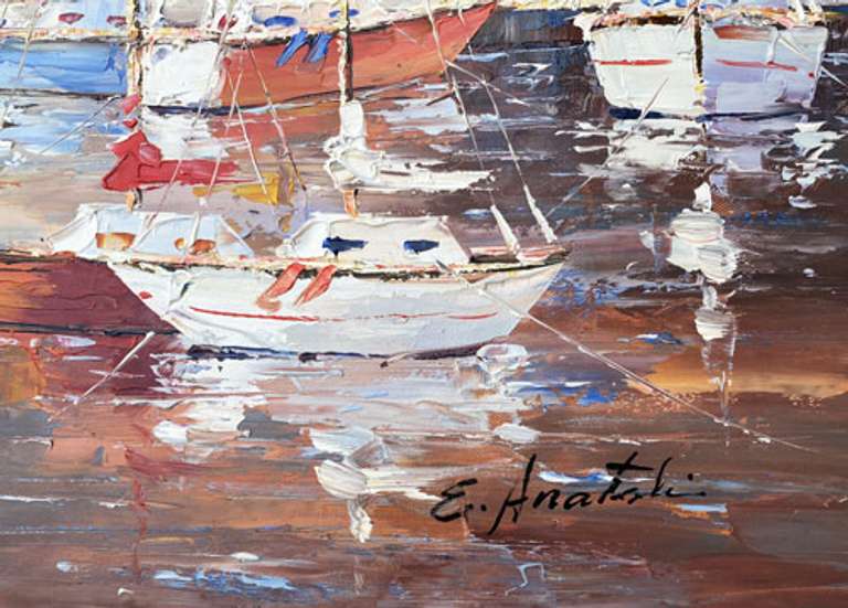 ONE OF A KIND HAND PAINTED OIL PAINTING ON CANVAS