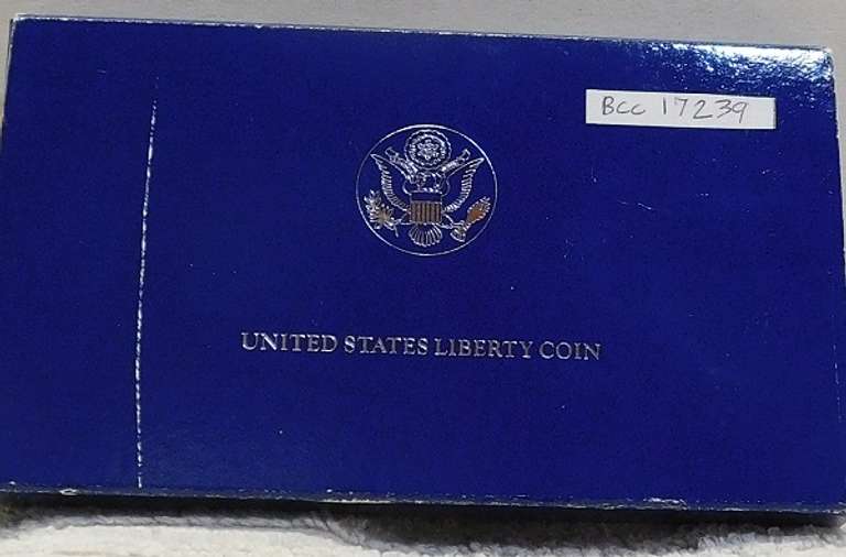 2 pc: 1986 PRF Liberty Sil Dol & Cl Hf