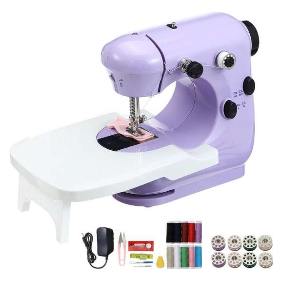 Mini Electric Sewing Machine with Expansion Desk