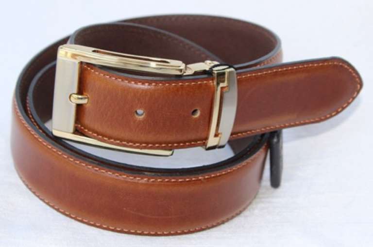 Classy Fine Quality Leather Belt, Made In Italy