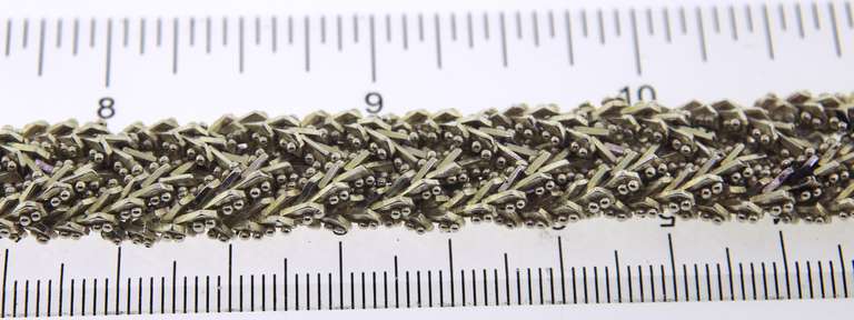 Vintage Sterling Silver Signed Bracelet