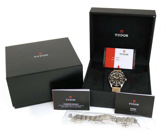Tudor Black Bay Fifty Eight Chronometer Leather Strap Watch