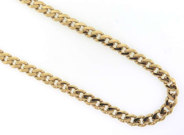 Gorgeous 14kt Yellow Gold Curb Link Chain Necklace