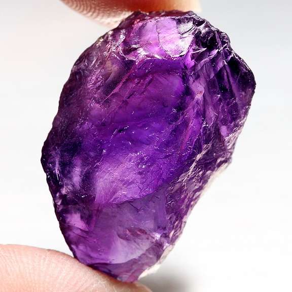Huge 47.20ct untreated uncut Amethyst