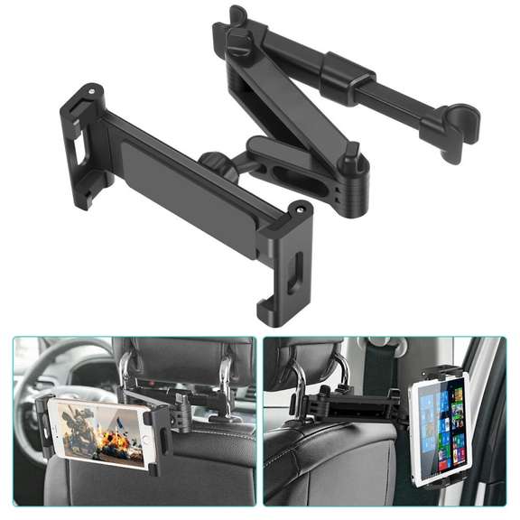 Universal Car Headrest Tablet Mount 360 Degrees